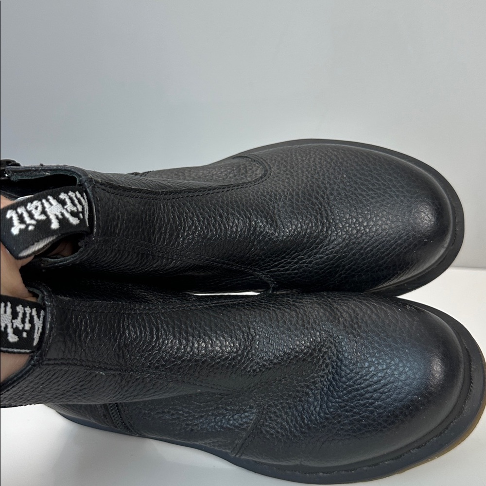 Dr. Martens Black Leather Combat Boots - Picture 15 of 16